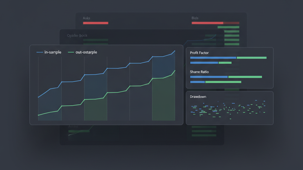 Walk forward backtesting setup for systematic trading strategy research